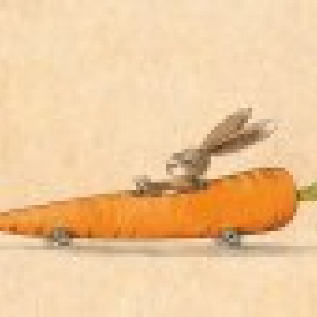 Ansichtkaart Racen in een Wortel. 